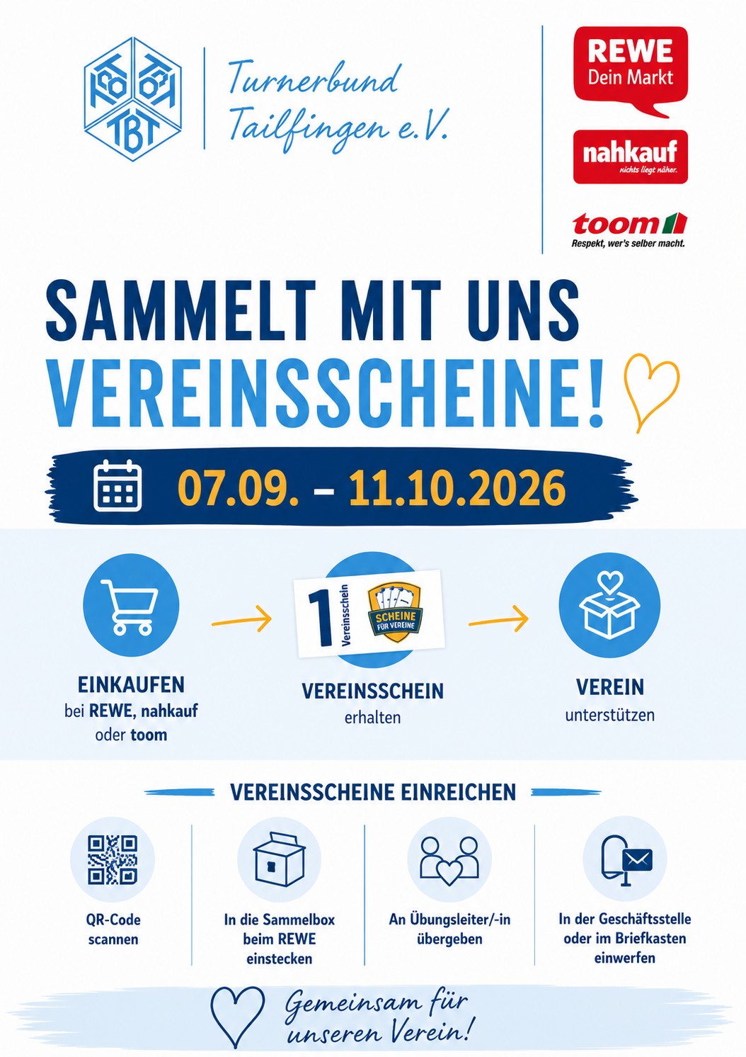 Flyer Scheine für Vereine Pressefoto-Turnerbund Tailfingen: Energiegeladen durch den Sommer